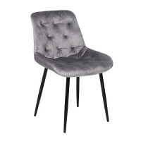 Кресло интерьерное AksHome ASTRA, светло-серый HLR-20/черный